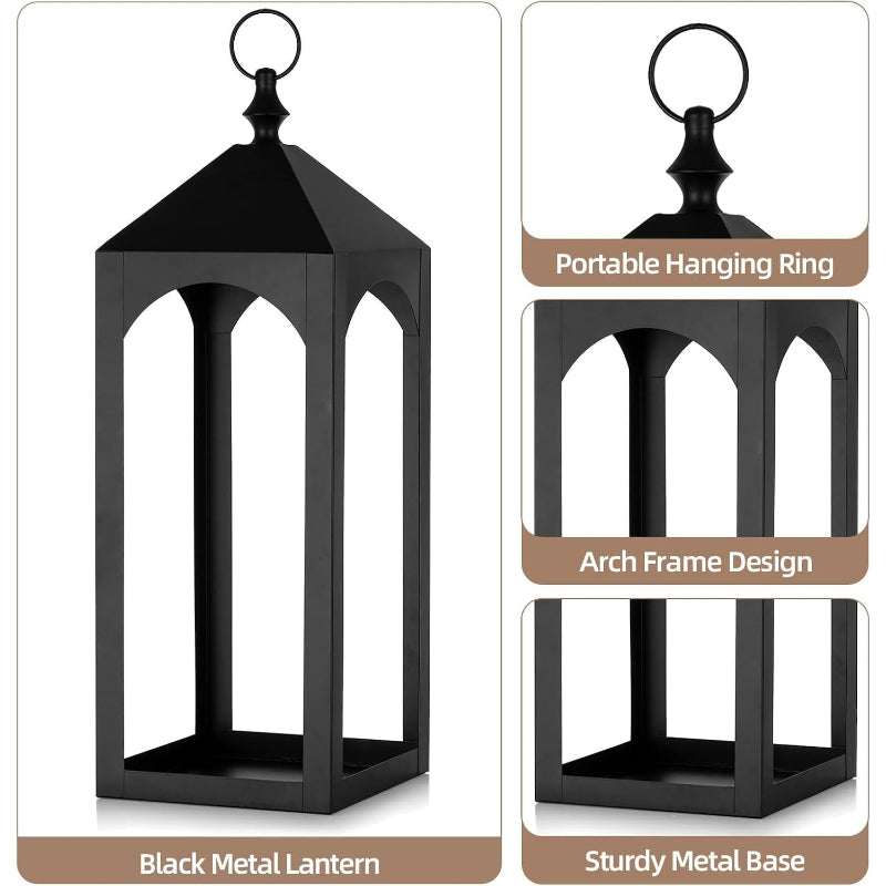 2‑Pack Large Fall Floor Lanterns