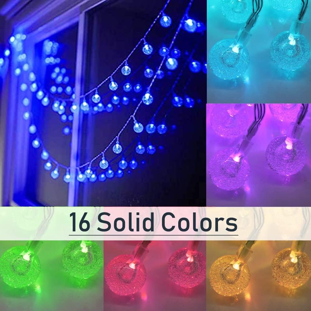 50FT USB RGB Globe String Lights