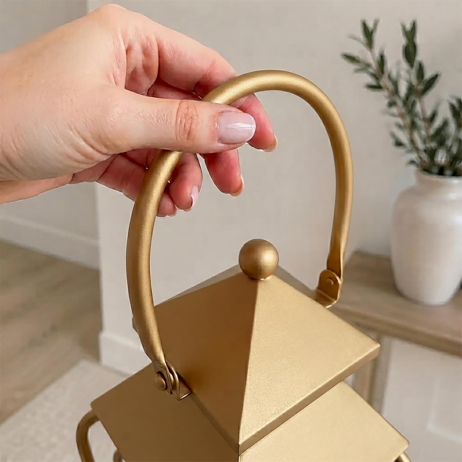 Farmhouse Metal Porch Lanterns Set