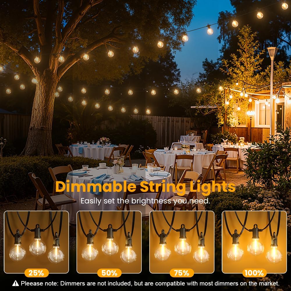 150FT IP65 Waterproof LED String Lights