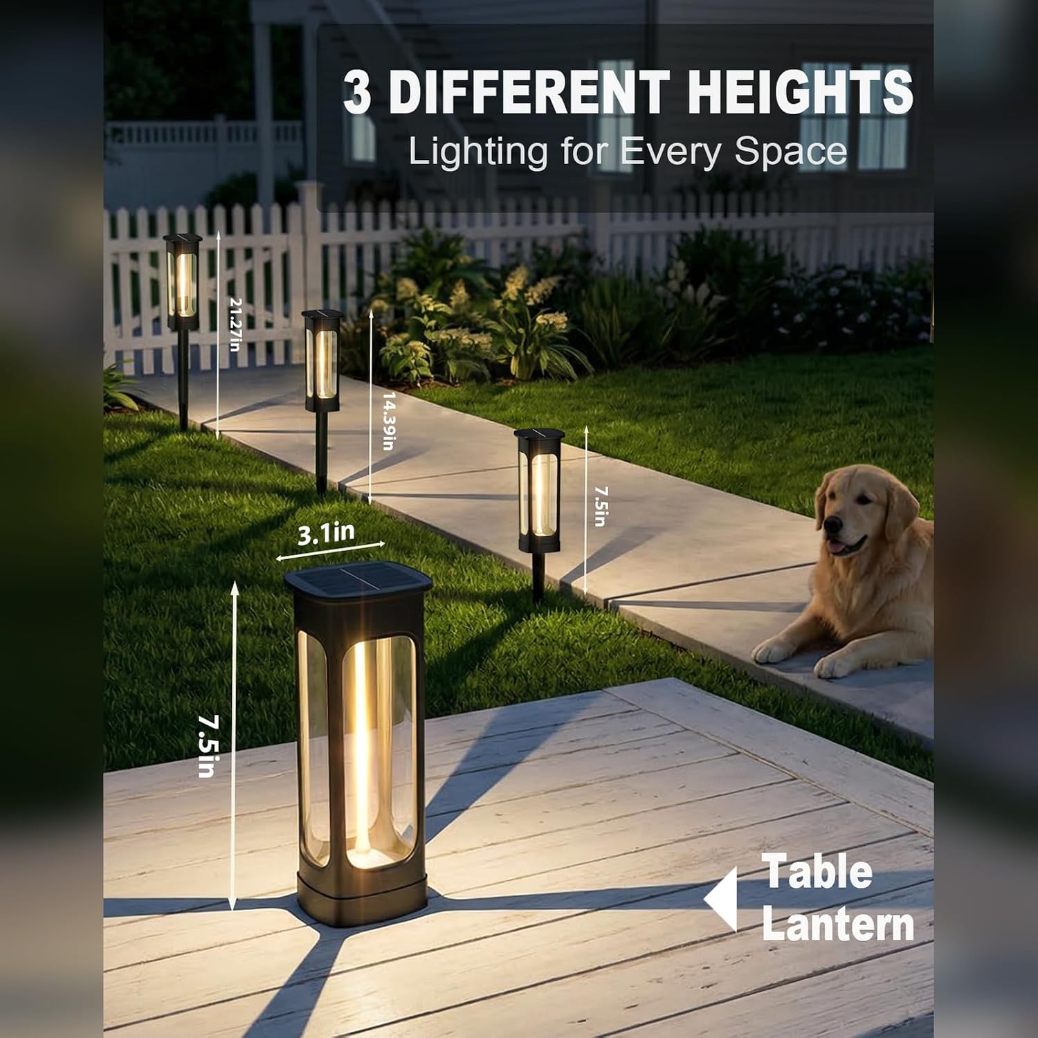 Bright LED Solar Pathway Lights