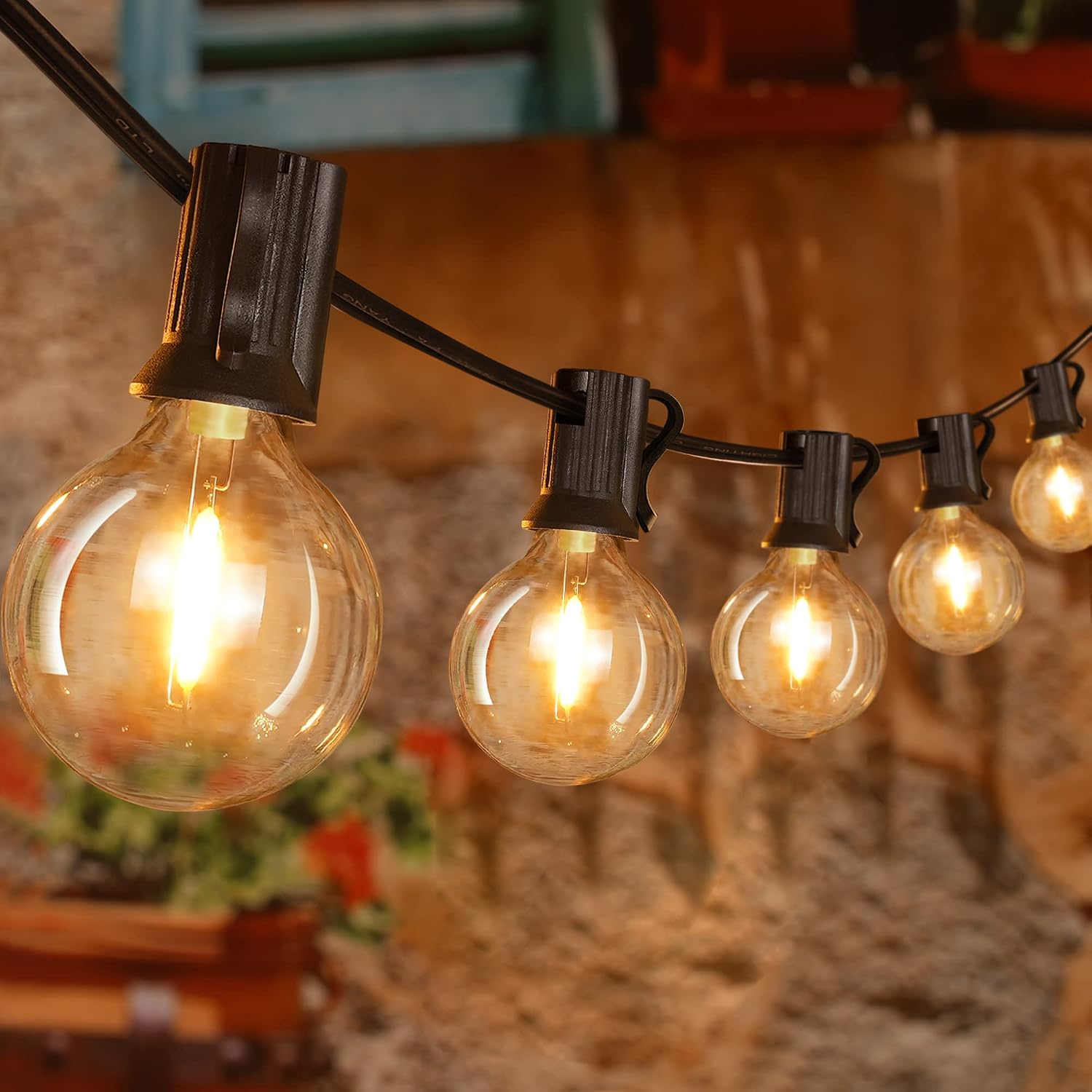 150FT Waterproof Outdoor String Lights