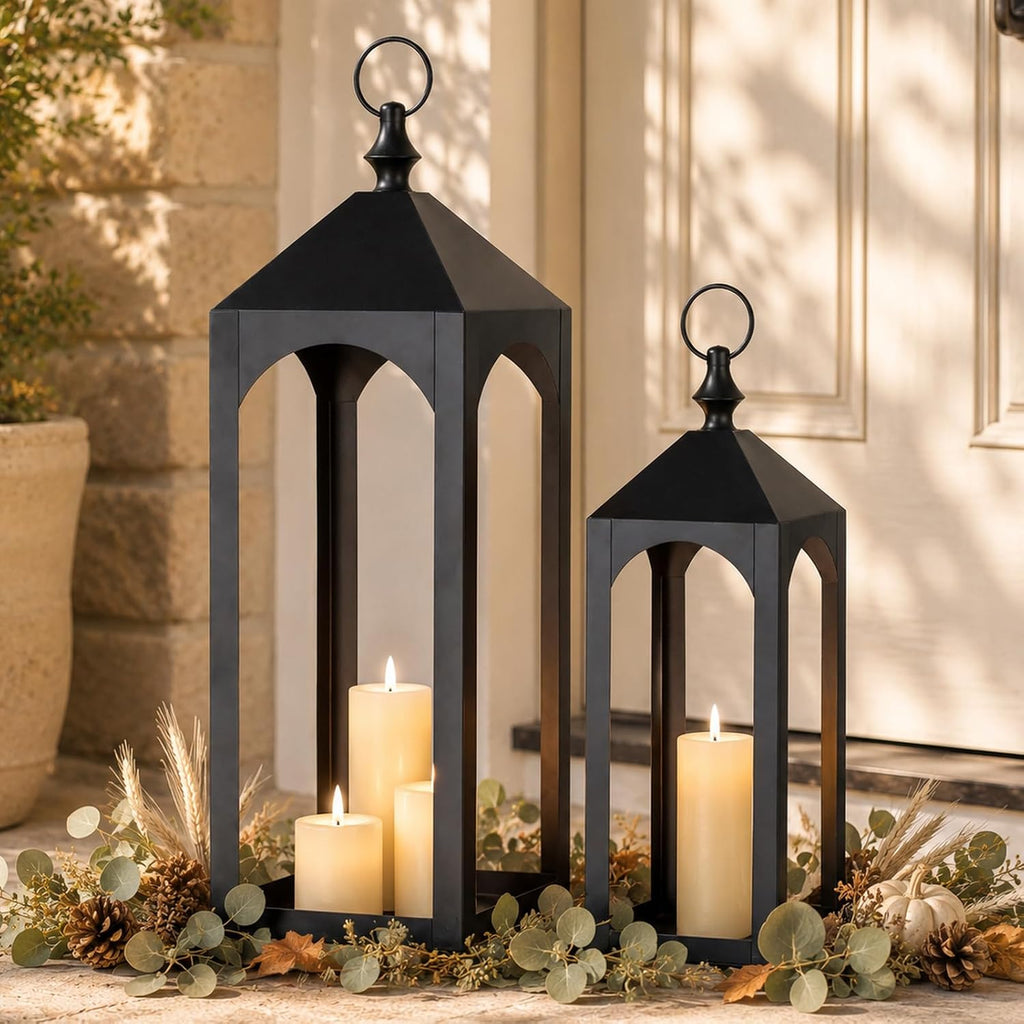2‑Pack Large Fall Floor Lanterns