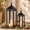 2‑Pack Large Fall Floor Lanterns