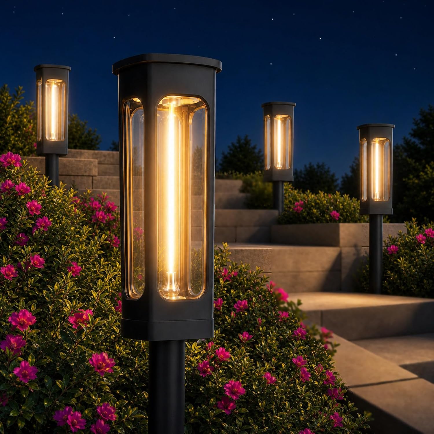 Bright LED Solar Pathway Lights
