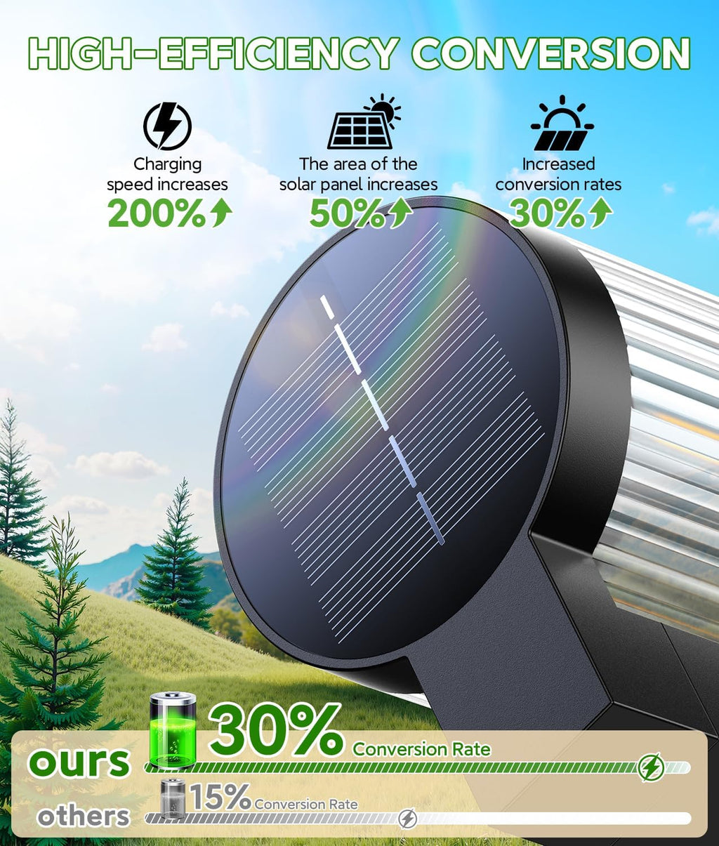 6‑Pack Bright Solar Pathway Lights
