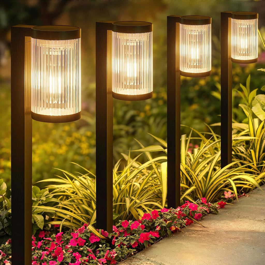 6‑Pack Bright Solar Pathway Lights