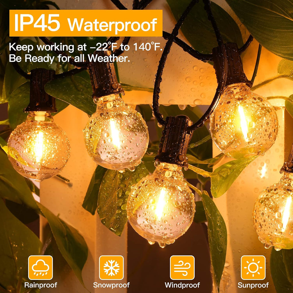 150FT Waterproof Outdoor String Lights