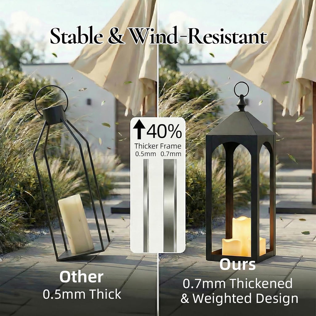 2‑Pack Large Fall Floor Lanterns