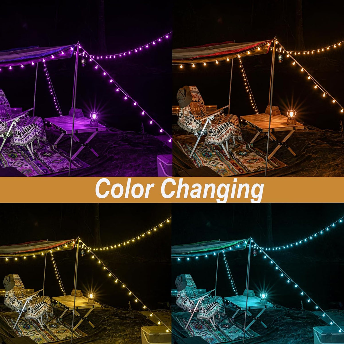 50FT USB RGB Globe String Lights