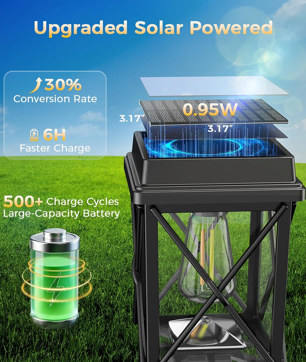 8‑Pack Bright Solar Pathway Lights